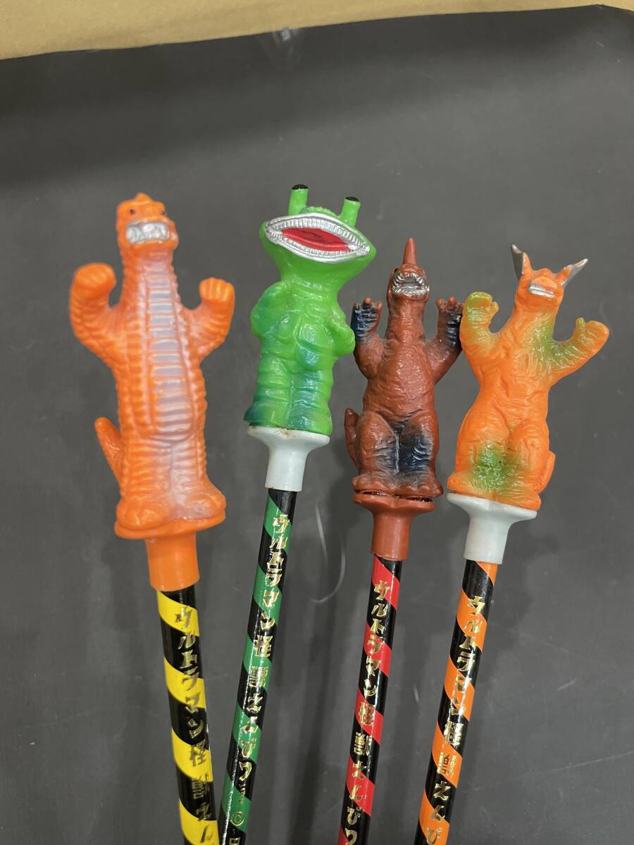 Yahoo!オークション - ウルトラマン怪獣えんぴつ ヴィンテージ ソフビ