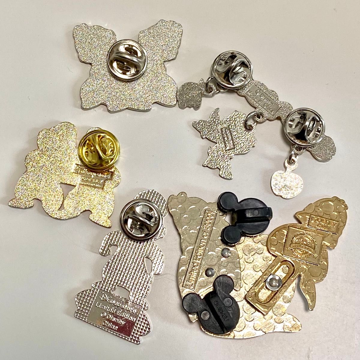 Disney ディズニー チップとデール ピンバッジ ピンバッチ ピンズ 5点