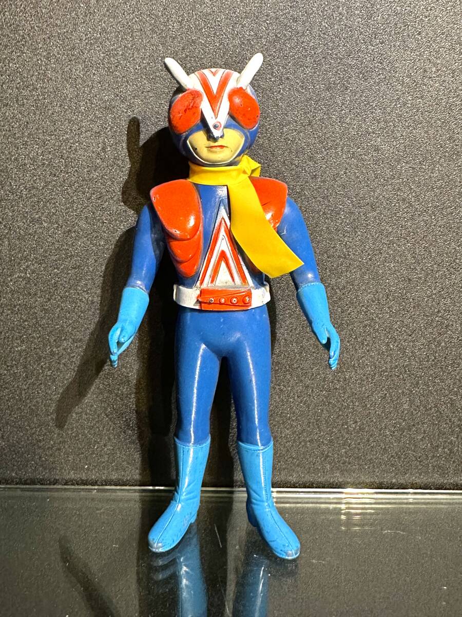 Yahoo!オークション - 当時物 ポピー ライダーマン ミニソフビ 仮面ラ