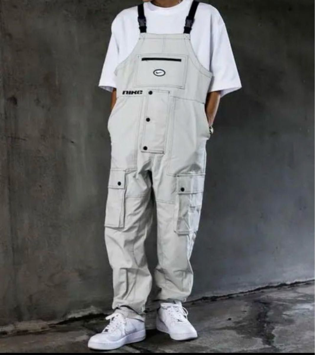 激レア】未使用 NIKE ナイキ オーバーオール サロペット オフホワイト