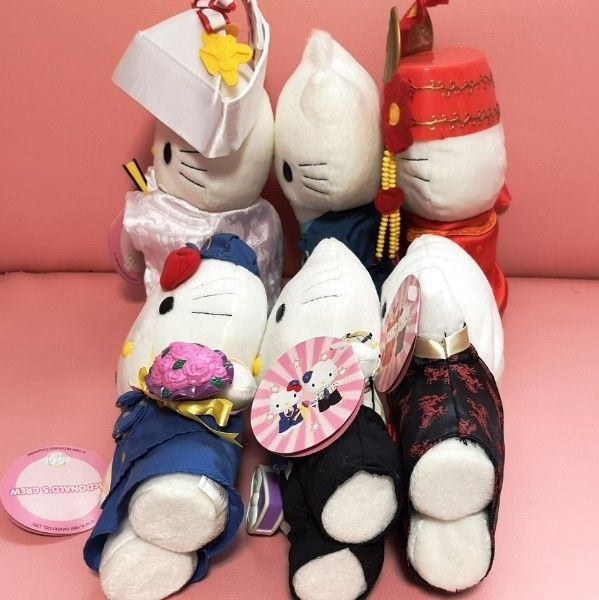 ハローキティ ぬいぐるみ 6体セット タグ付き 2000年マクドナルド