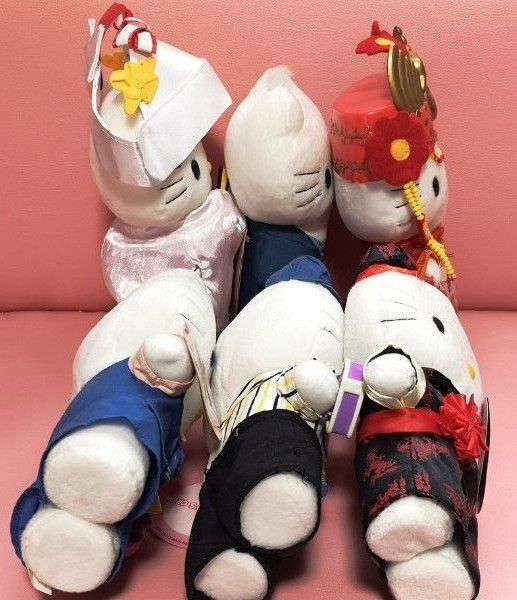 ハローキティ ぬいぐるみ 6体セット タグ付き 2000年マクドナルド