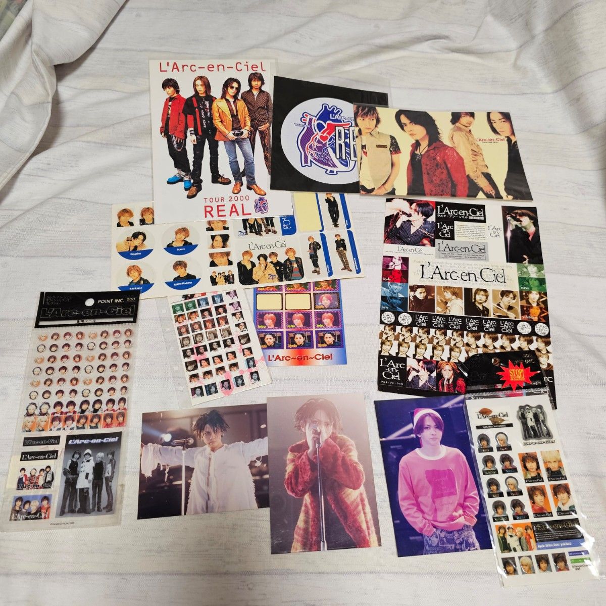 ラルクアンシエル 1990年-2000年代 ステッカー 写真セット hydeさん