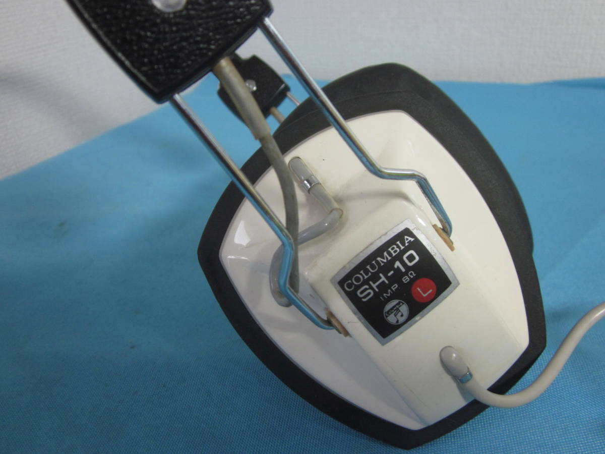 COLUMBIA コロンビア SH-10 ステレオヘッドホンホワイトアンティーク