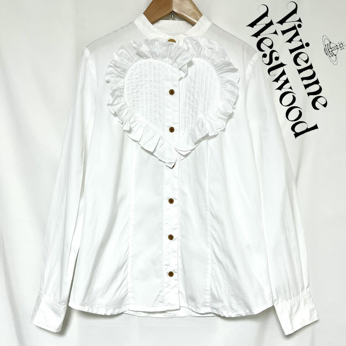 Vivienne Westwood Red Label コットン ブロード ハート フリル