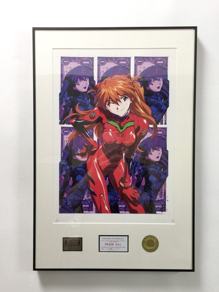 Yahoo!オークション - DEATH NYC 額付き 世界限定100枚 アートポスター