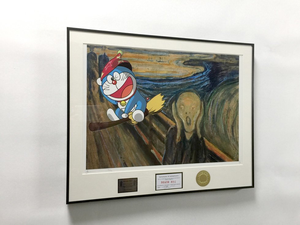 Yahoo!オークション - DEATH NYC 額付き 世界限定100枚 アートポスター