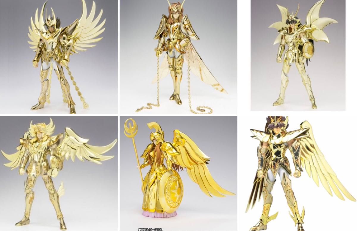 聖闘士星矢 聖闘士聖衣神話 神聖衣 ORIGINAL COLOR EDITION 5体