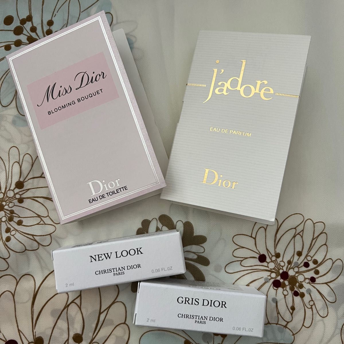 ディオール新品香水サンプルセット ミスディオール ジャドール ニュー