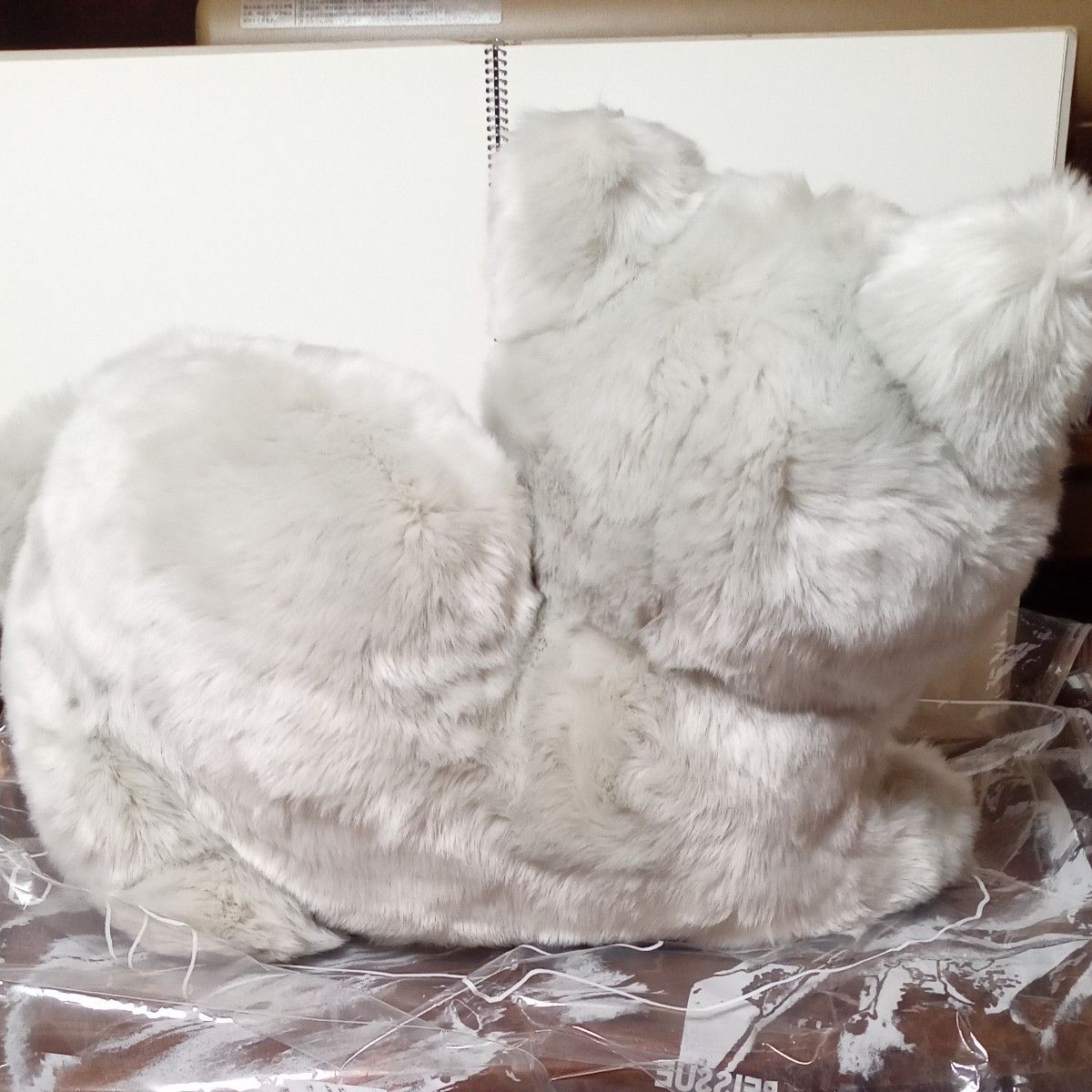 リイシューねこちゃんGrande ぬいぐるみ ライトグレー｜Yahoo!フリマ