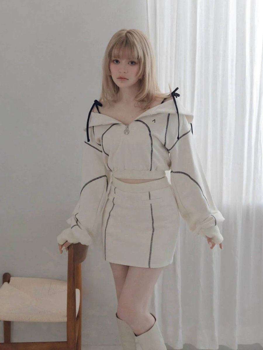 新品未開封】ANDMARY Wren girls set up Ivory AM0738 アンドマリー