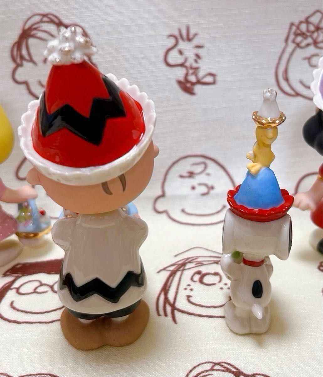 スヌーピー LENOX 陶器 海外 置物 バースデー 6点セット スヌーピー