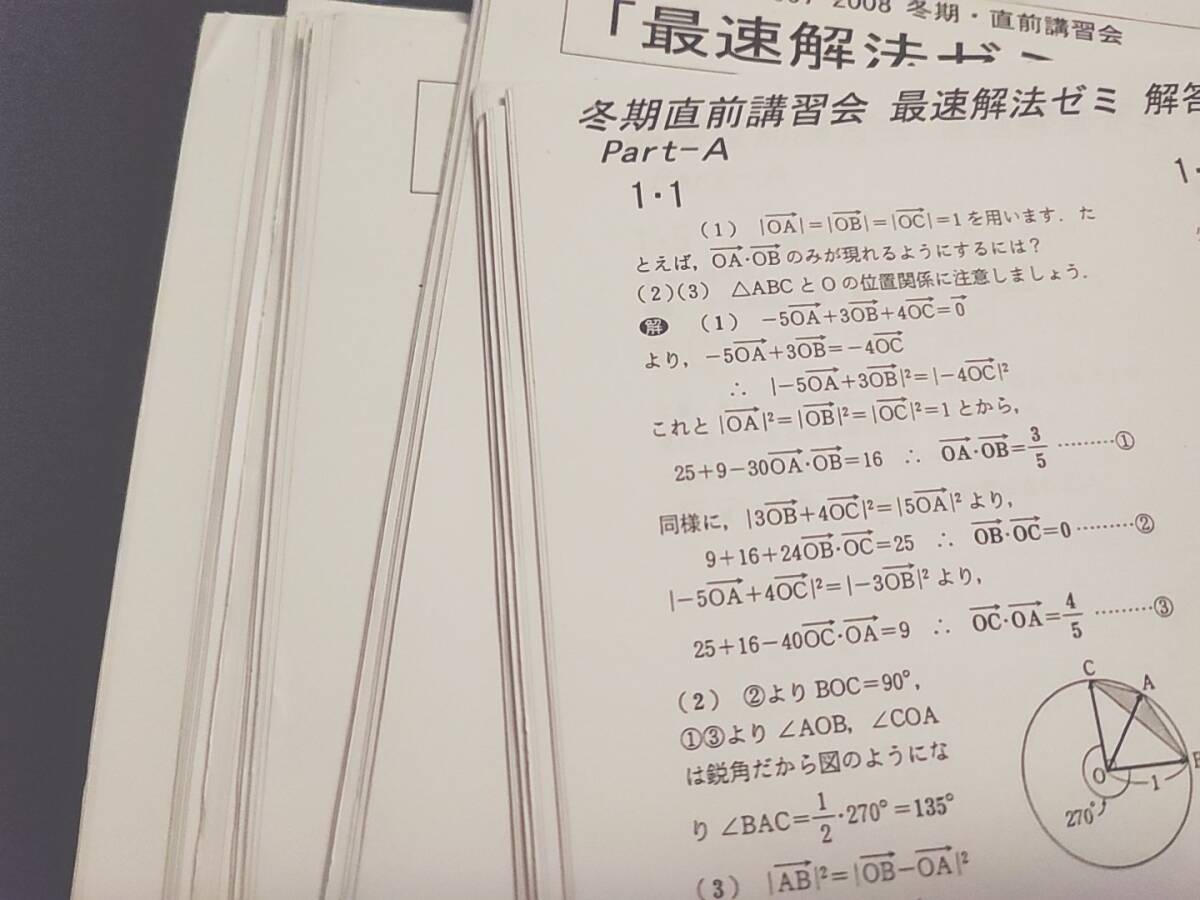 大数ゼミ 最速解法ゼミ プリントフルセット 今田貞先生 難関大対策