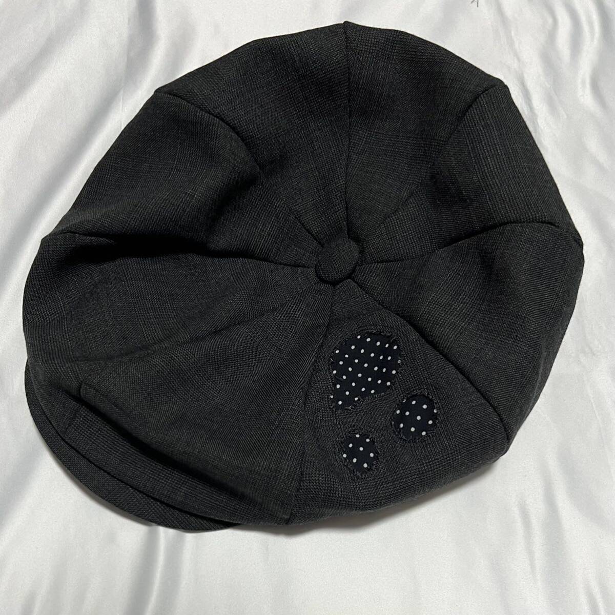 02SS NUMBER (N)INE ANGELICO キャスケット インク ドット ハンチング