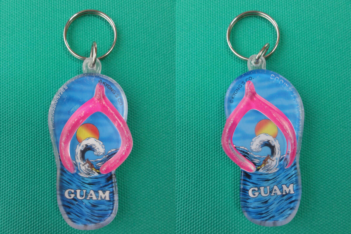 現地にて購入【GUAM グアム キーホルダー 6個セット】USA アイラブ