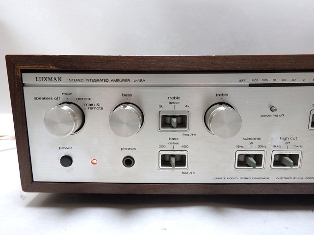 Yahoo!オークション - 現状品/出音可 LUXMAN ラックスマン L-48A ステ