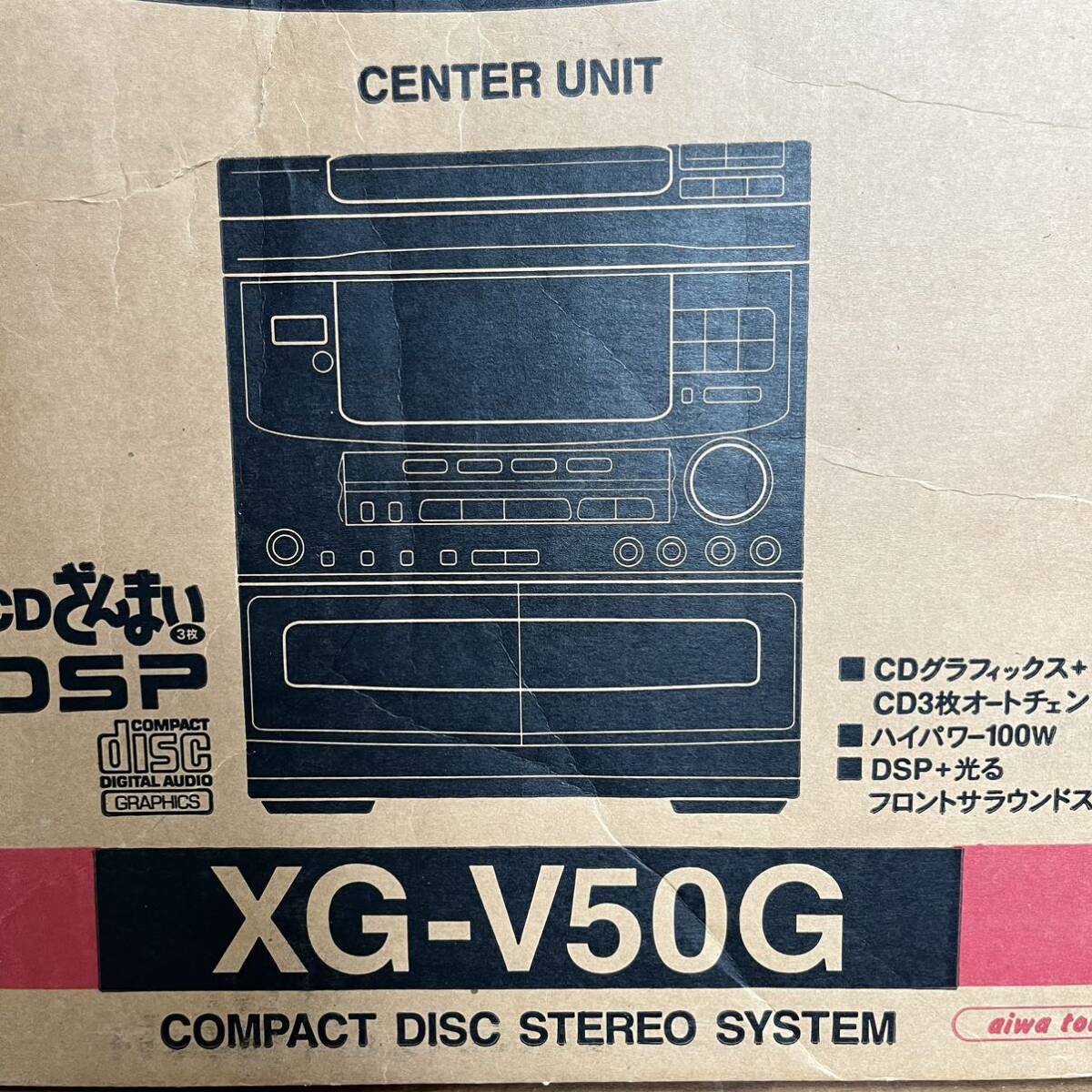 Yahoo!オークション - 1円〜 未使用 保管品 AIWA アイワ XG-V50G 3CDコ