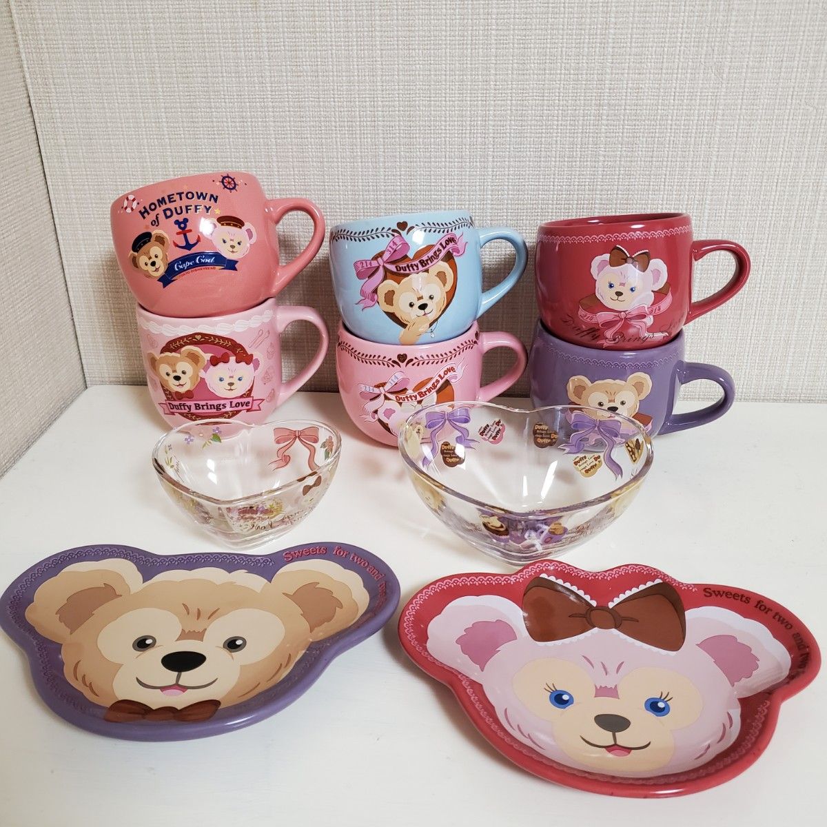 ダッフィー シェリーメイ スーベニアカップ プレート｜Yahoo!フリマ
