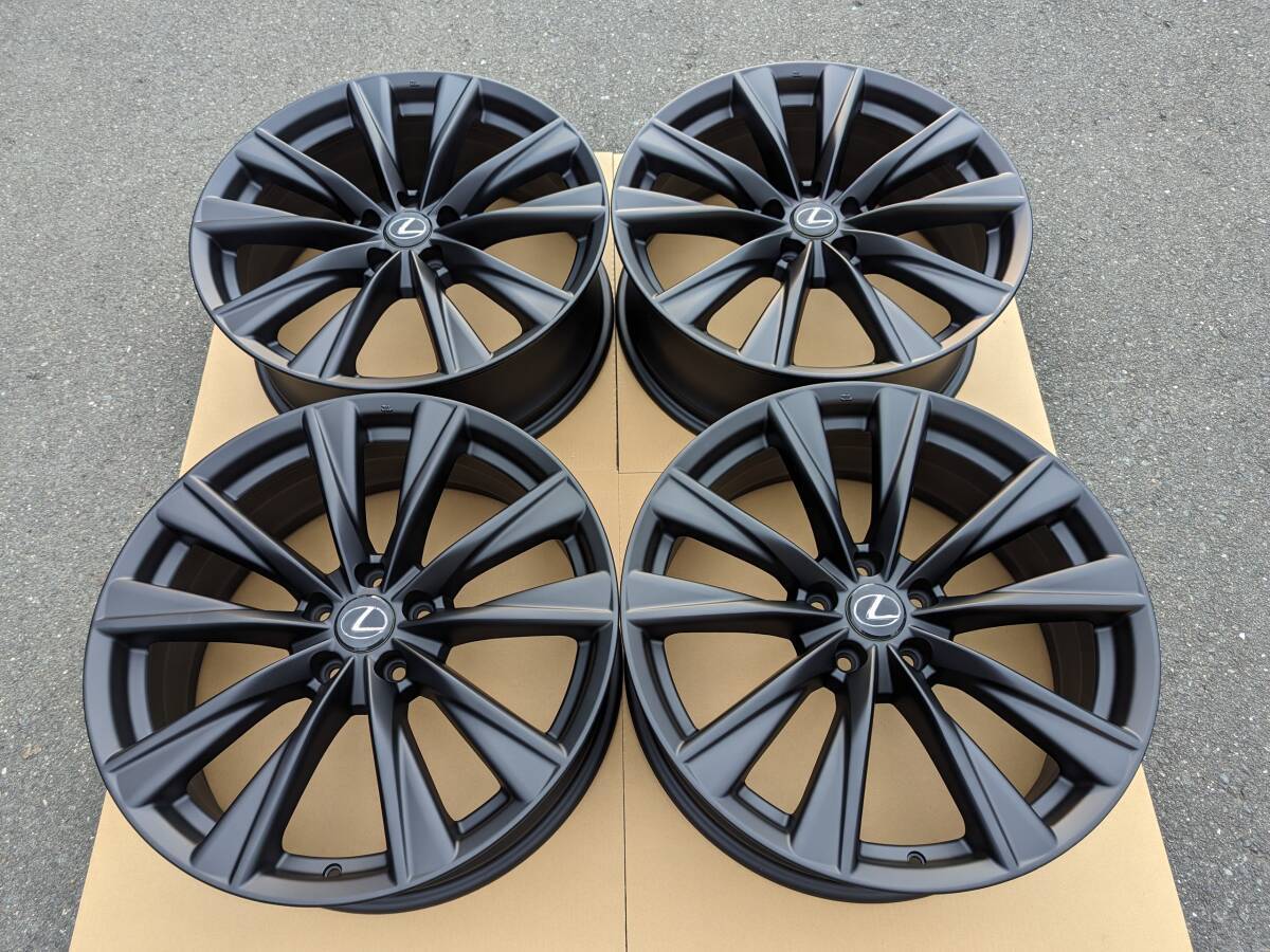 美品 レクサス NX Fスポーツ 純正 20インチ サテンブラック 4本】 美品