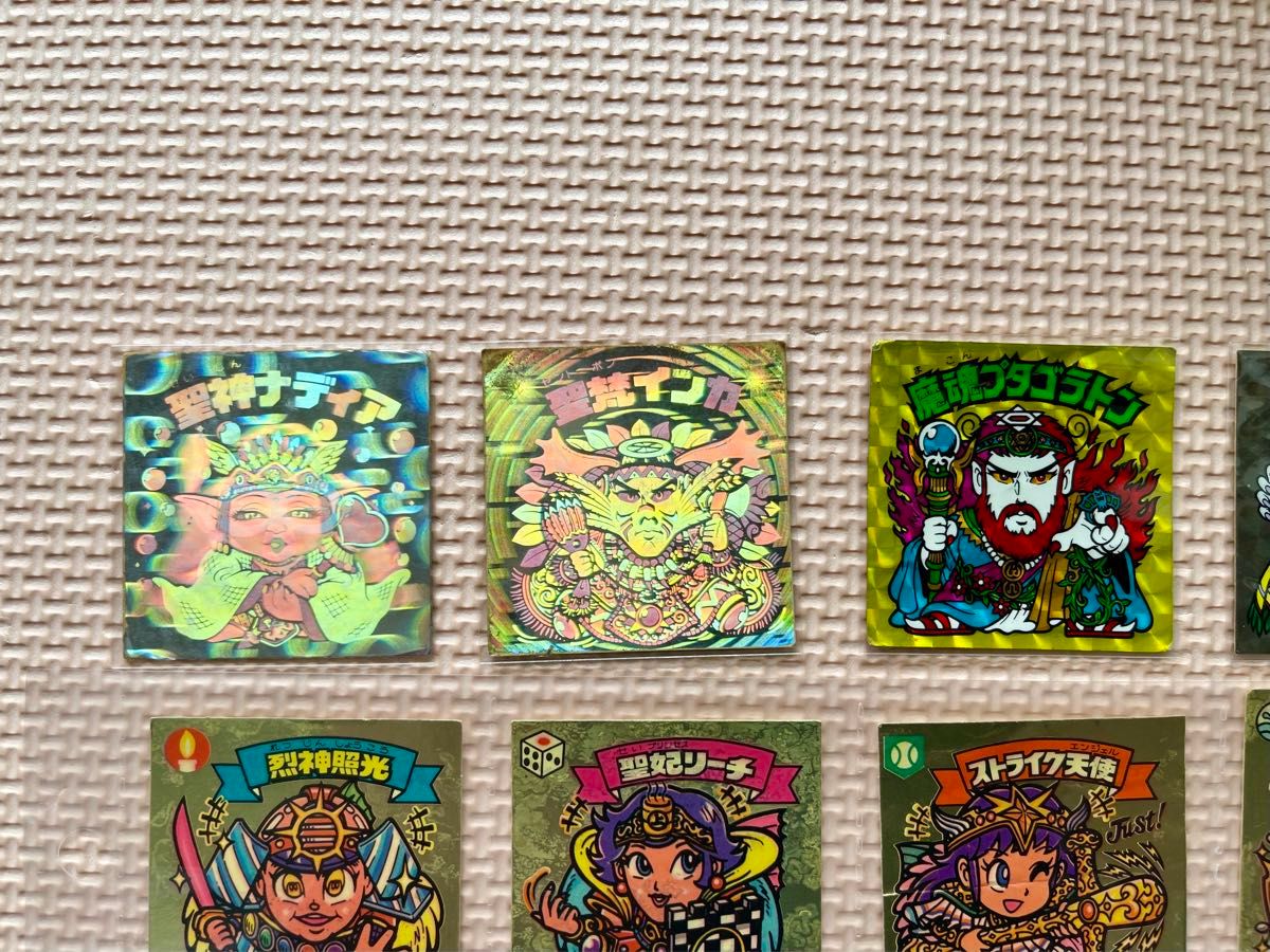 ヘッド5枚込ビックリマンチョコ版14弾 すくみフルコンプ 旧