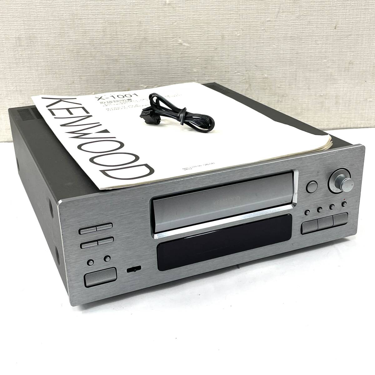 Yahoo!オークション - KENWOOD カセットデッキ X-1001 説明書付き ケン