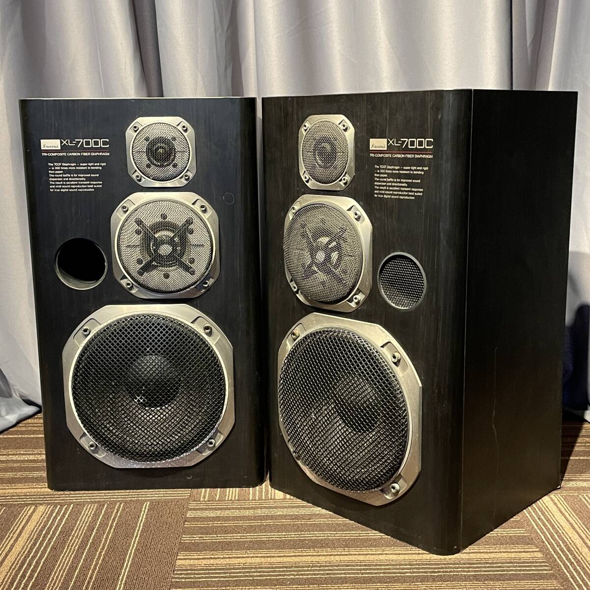 Yahoo!オークション - 札幌発 SANSUI スピーカー XL-700C ペア サンス