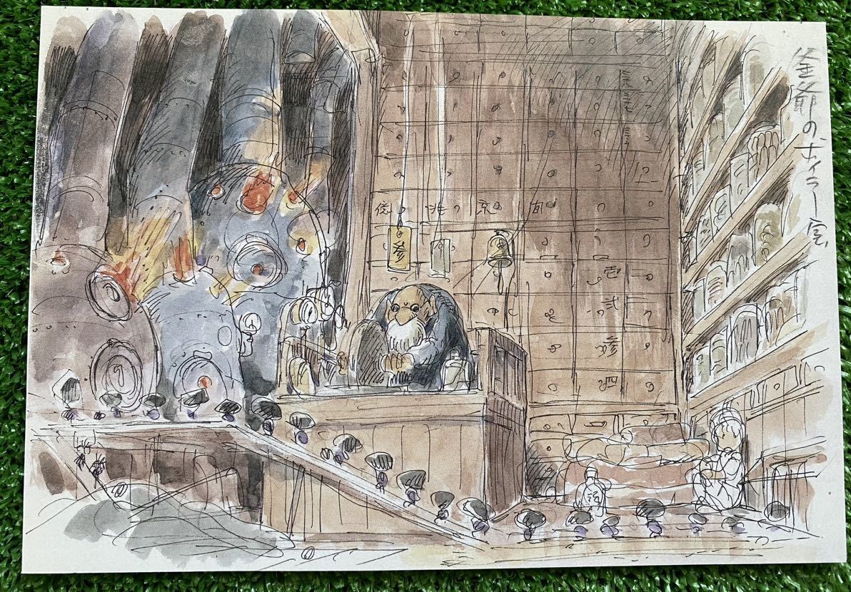 激レア】千と千尋の神隠し イメージボード 切抜き 宮崎駿 レイアウト