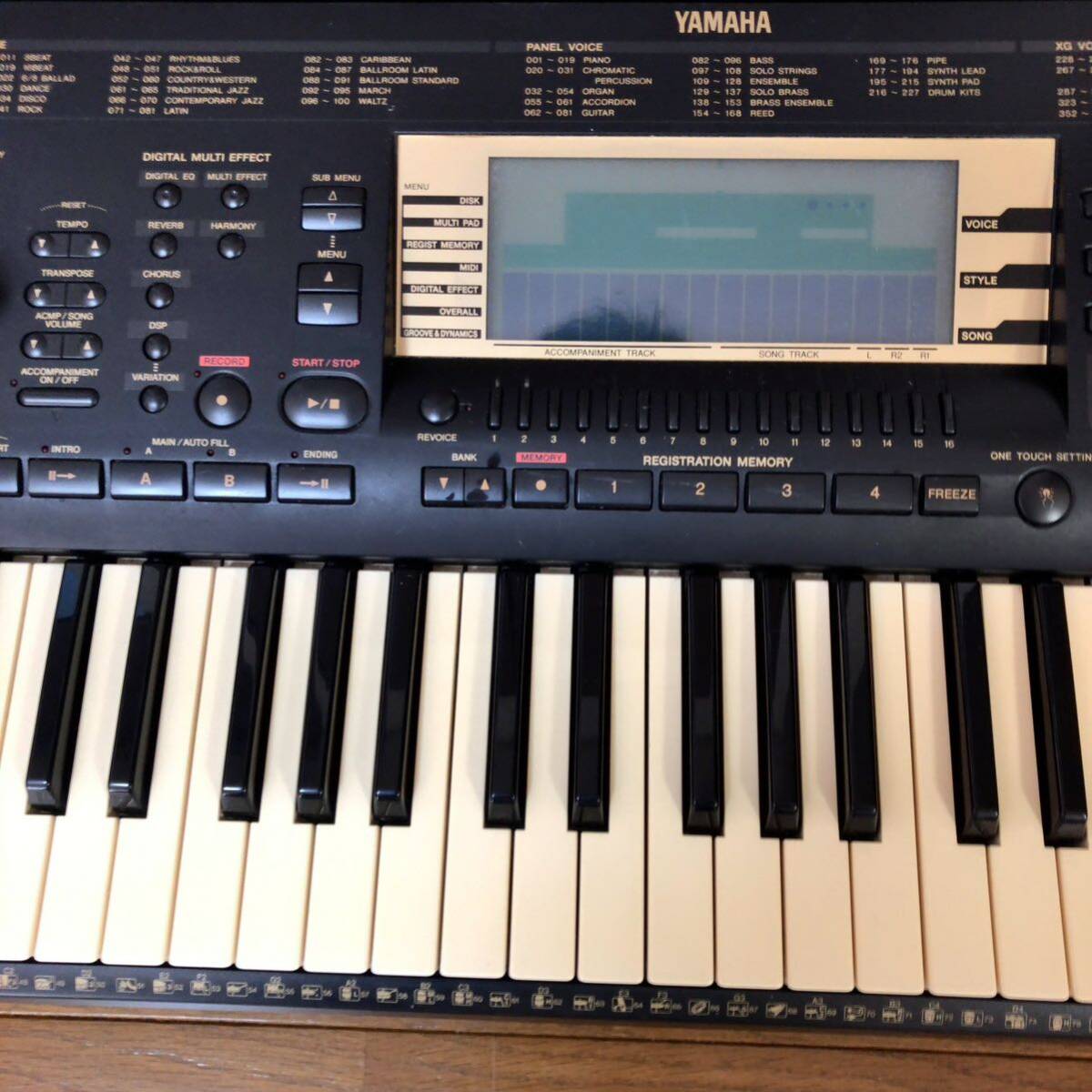 YAMAHA PSR-730 ヤマハ ポータトーン 電子キーボード 鍵盤 楽器 即決