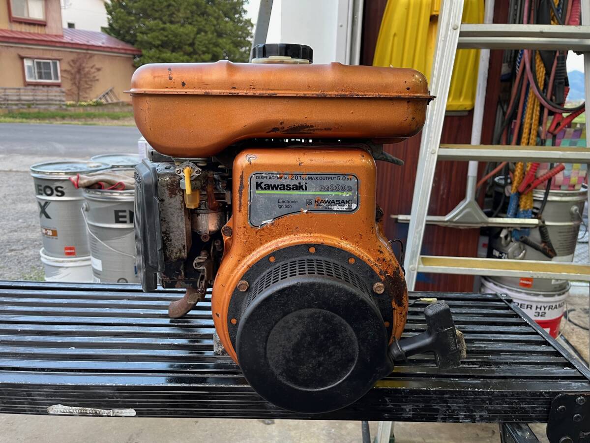 Yahoo!オークション - カワサキ製 FG200G 最大5.0馬力 4サイクル ガソ