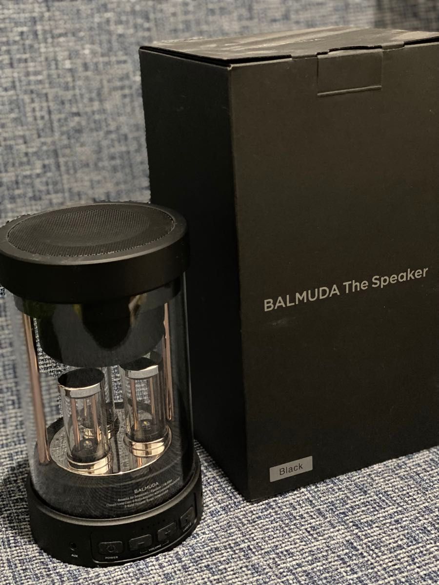 バルミューダ スピーカー Bluetooth 動作確認のみほぼ未使用（本体底に