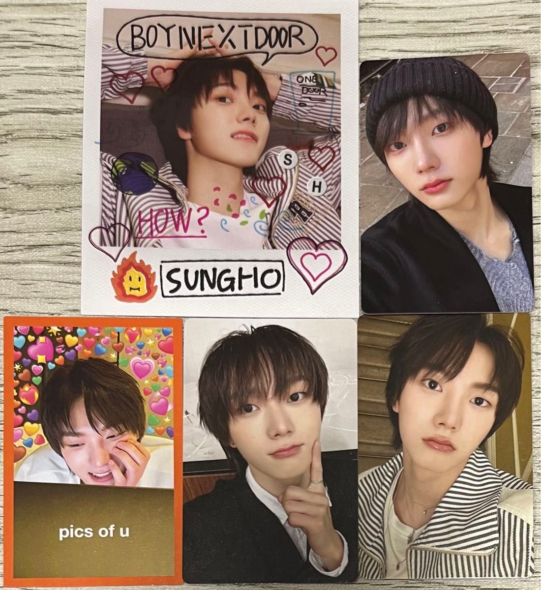 boynextdoor 人気歌謡 The Action サノク トレカ全員6枚 boynextdoor