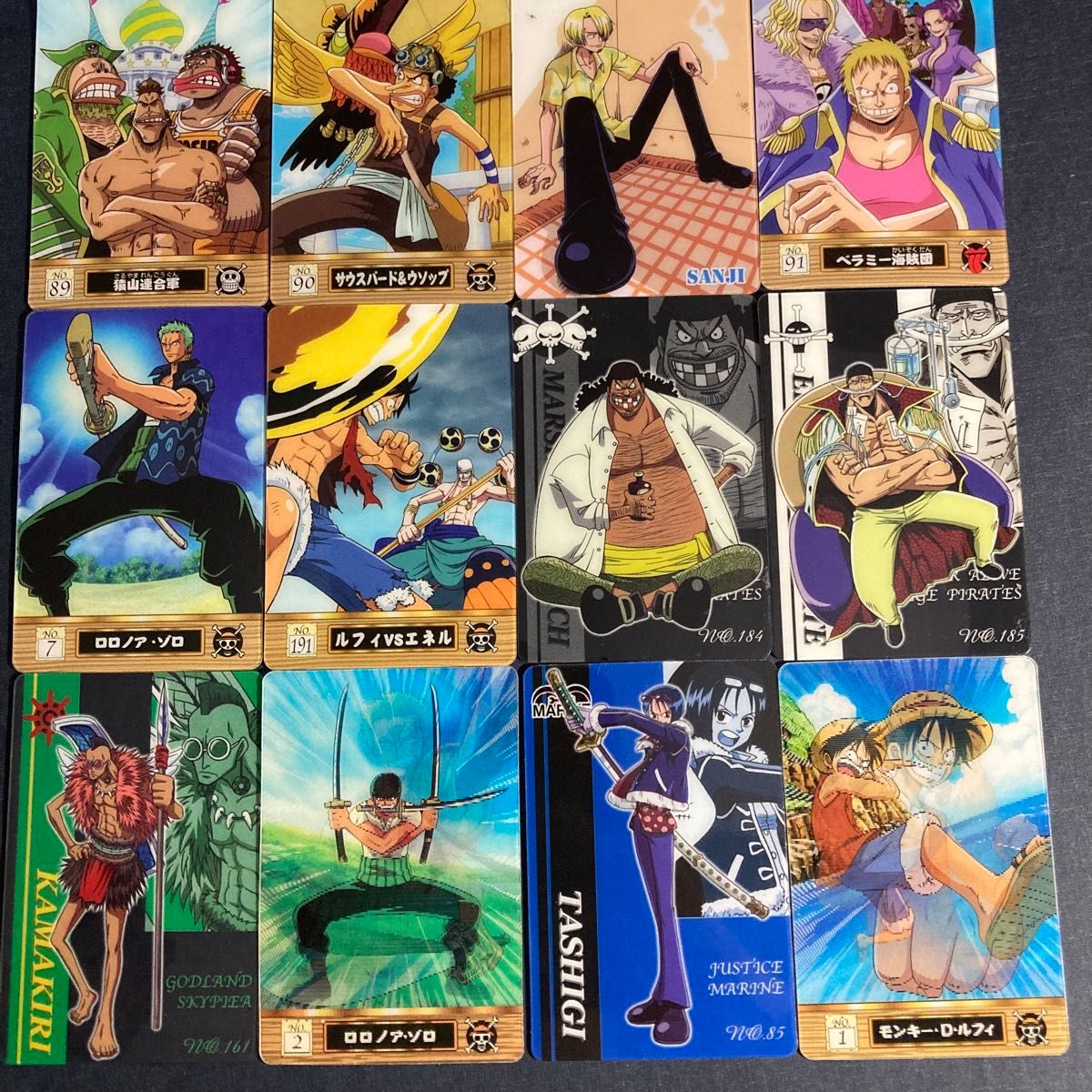 ONE PIECE ワンピース 海賊王グミ カード 16枚セット (ルフィ ゾロ た