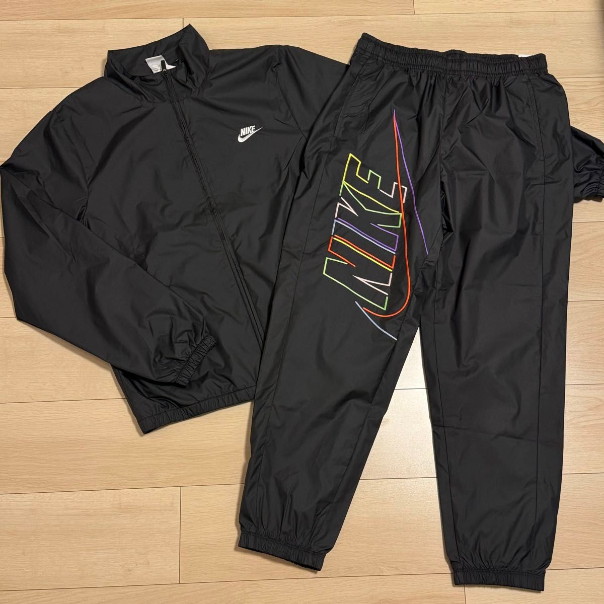 新品 NIKE ナイキ ナイロンジャケット セットアップ 上下 M｜Yahoo