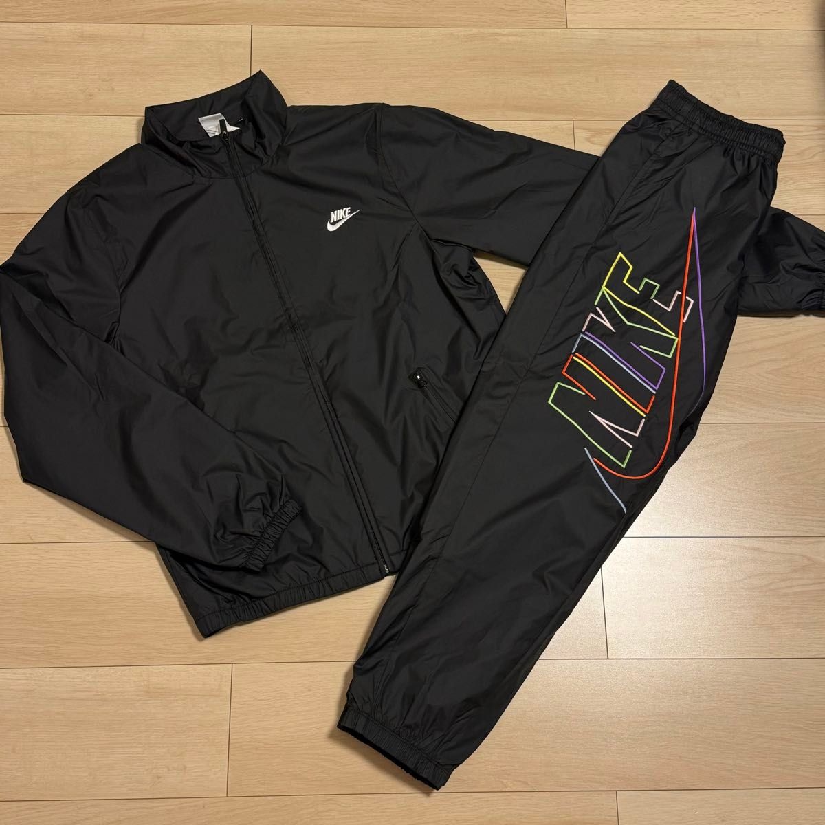 新品 NIKE ナイキ ナイロンジャケット セットアップ 上下 M｜Yahoo