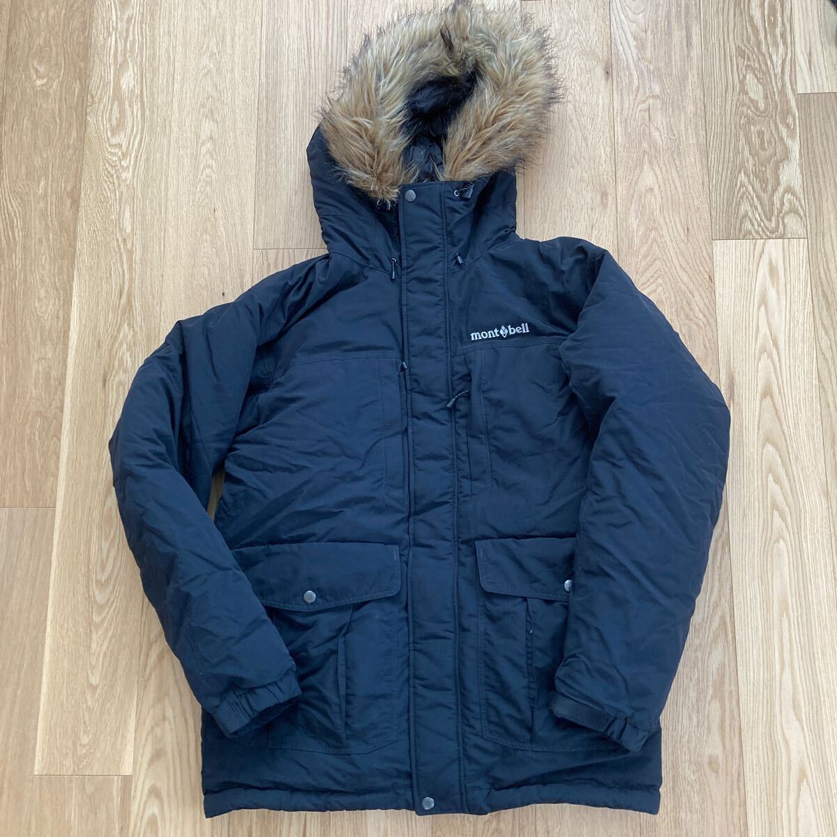 mont-bell ローガンダウンパーカー M ブラック 黒 ダウンジャケット