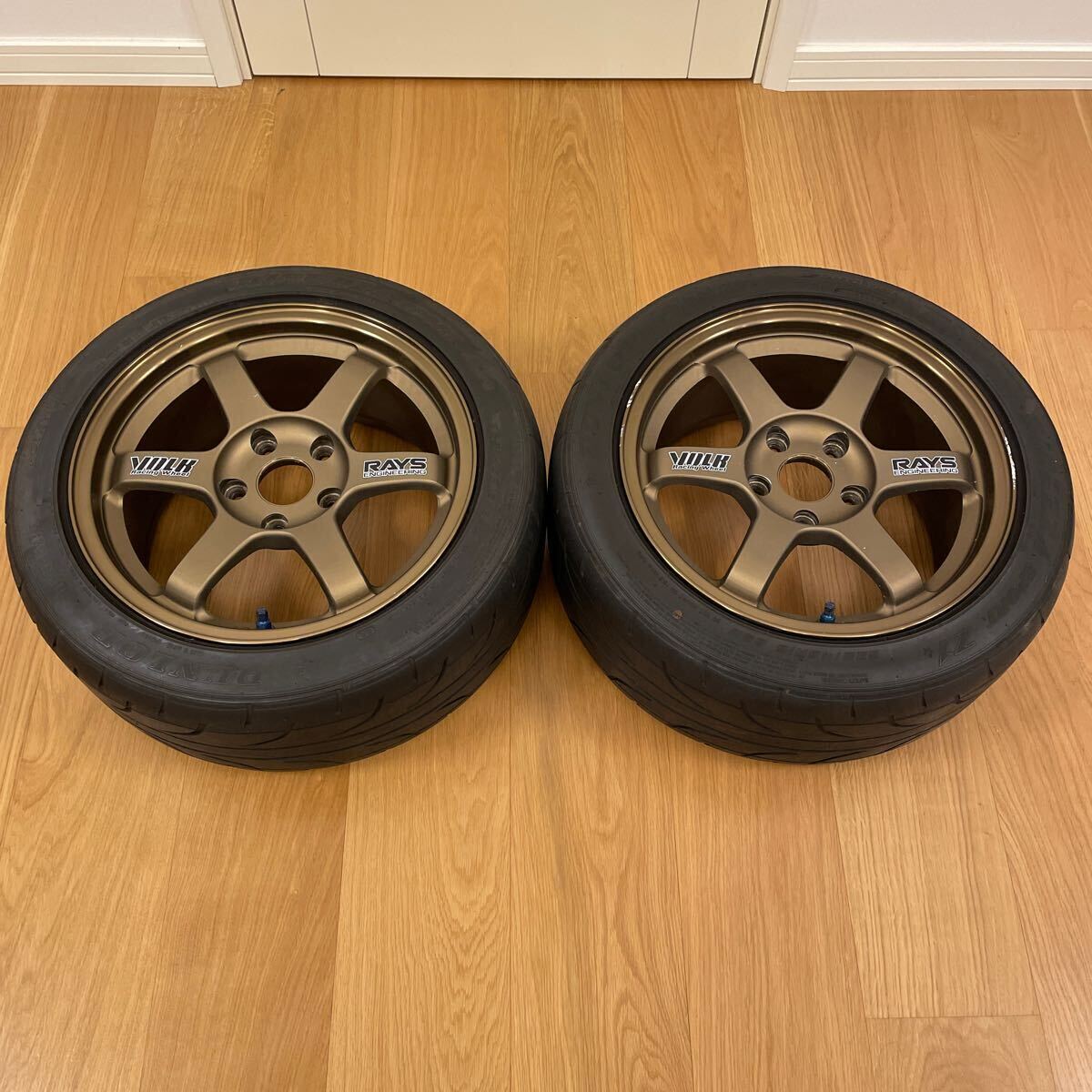 Yahoo!オークション - RAYS TE37 8J+38 16インチ 5H 114.3 2本 レイズ