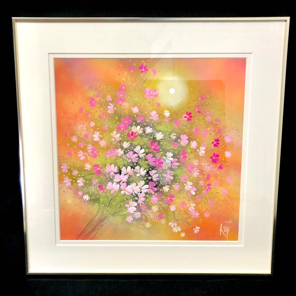 Yahoo!オークション - BDm034I 140 荒木幸史『秋の華』コスモス 直筆サ