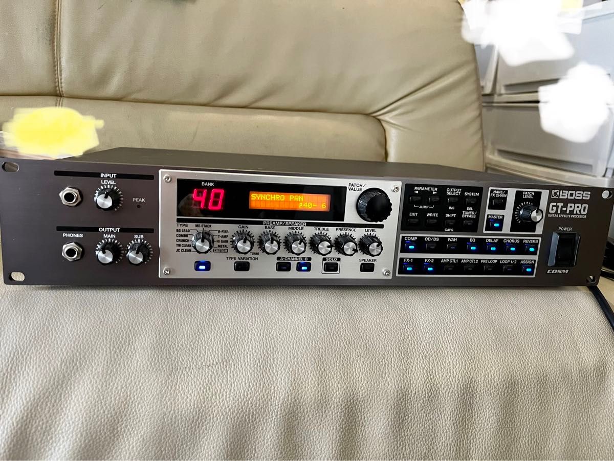BOSS GT-PRO マルチエフェクターラック型 内蔵電池交換済み ボス