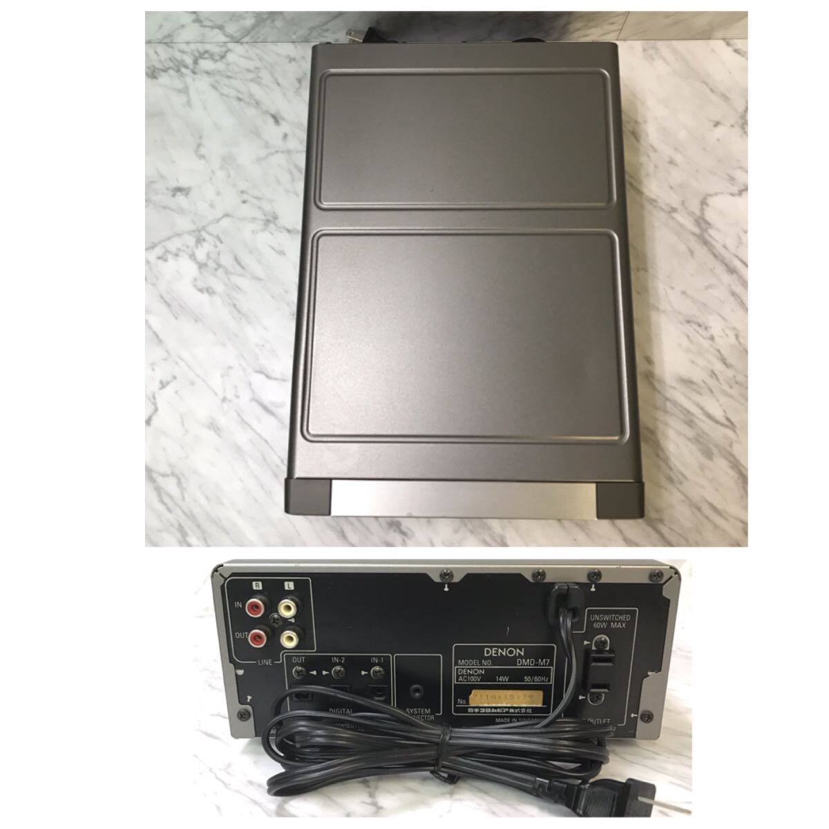 Yahoo!オークション - 送料無料 DENON デノン MDデッキ DMD-M7(ミニデ