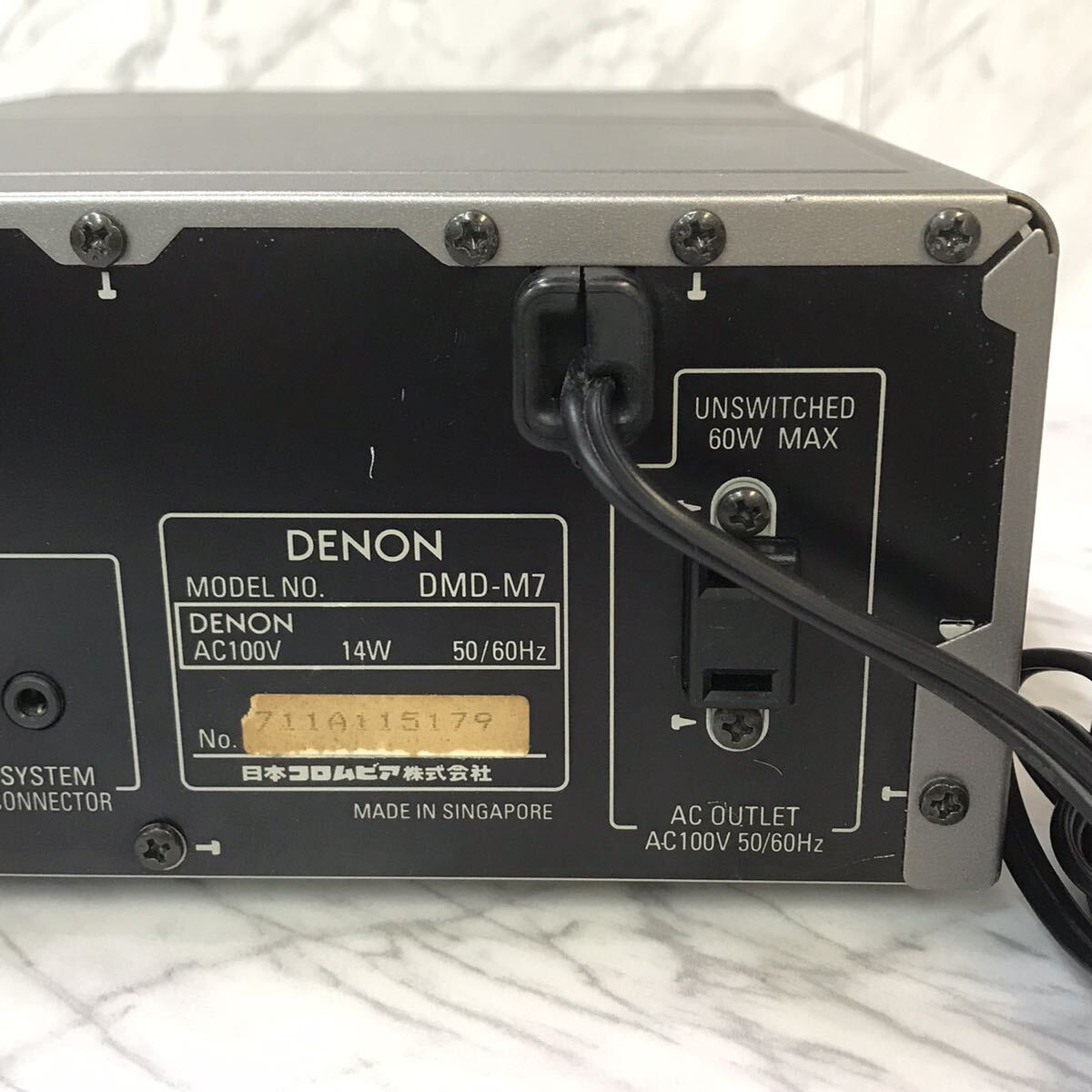 Yahoo!オークション - 送料無料 DENON デノン MDデッキ DMD-M7(ミニデ