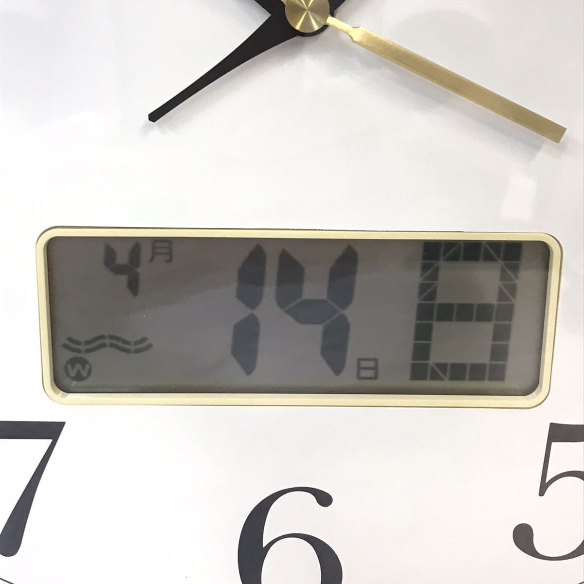 送料無料 美品 動作品 SEIKO セイコー 電波時計 掛け時計 KS227B/木製