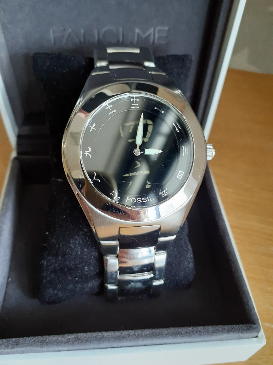 Yahoo!オークション - フォッシル FOSSIL BIG TIC BG-1055 漢字 腕時計