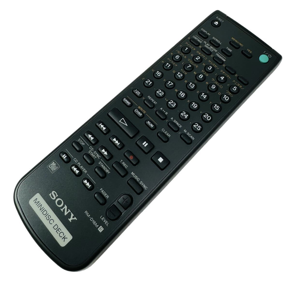 SONY ソニー 純正 MDデッキ用 リモコン オーディオリモコン RM-D16M