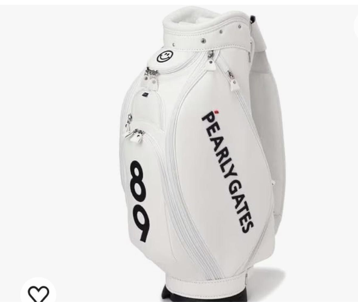有名人愛用】パーリーゲイツ ゴルフバッグ キャディバッグ ゴルフ 白