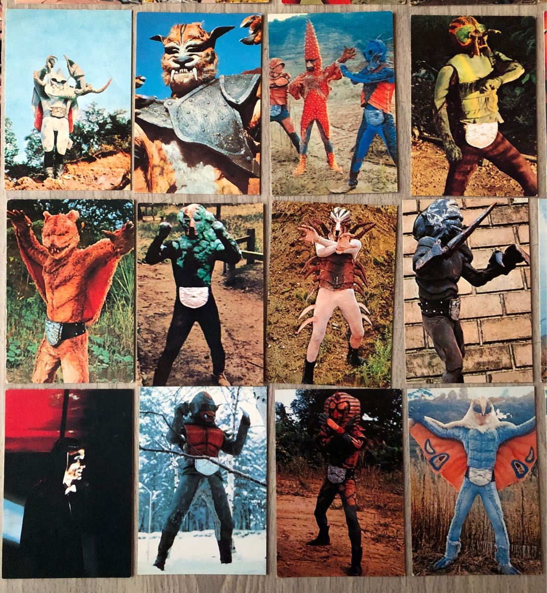 カルビー仮面ライダーカード 昭和 レトロ 当時物 レア 41枚セット