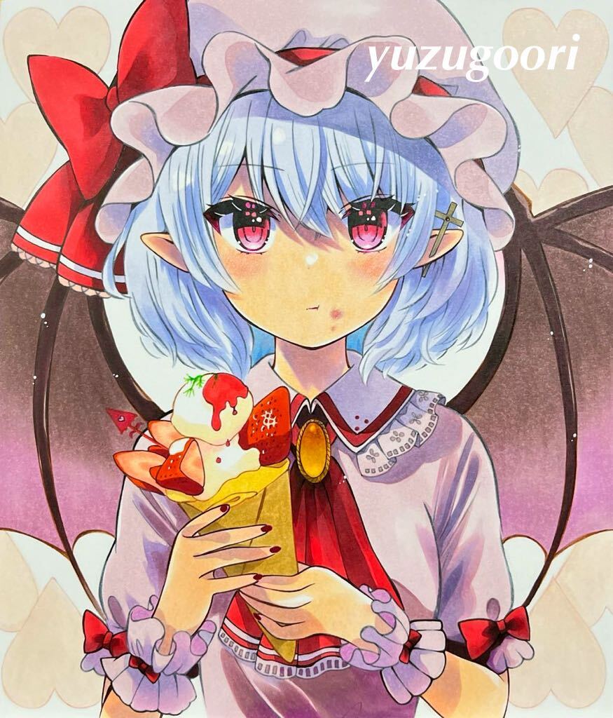 Yahoo!オークション - レミリア・スカーレット 東方 イラスト 手描き