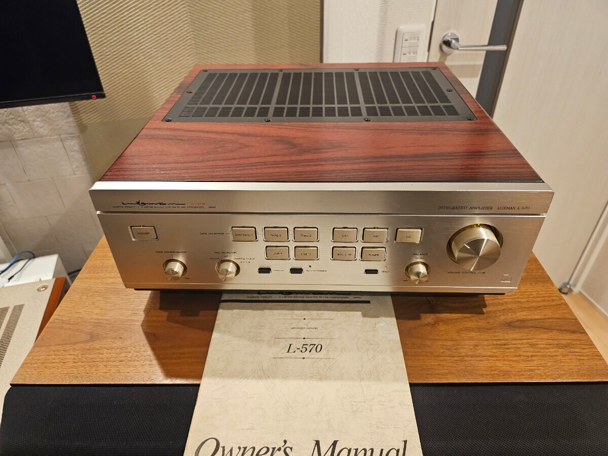 Yahoo!オークション - LUXMAN L-570 ラックスマン 純A級プリメインアン