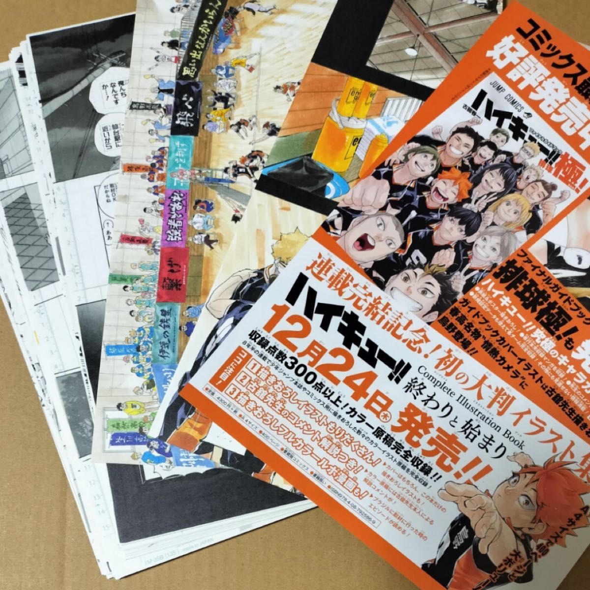 新品未使用 】ハイキュー 最終話まるごと複製原稿セットmini