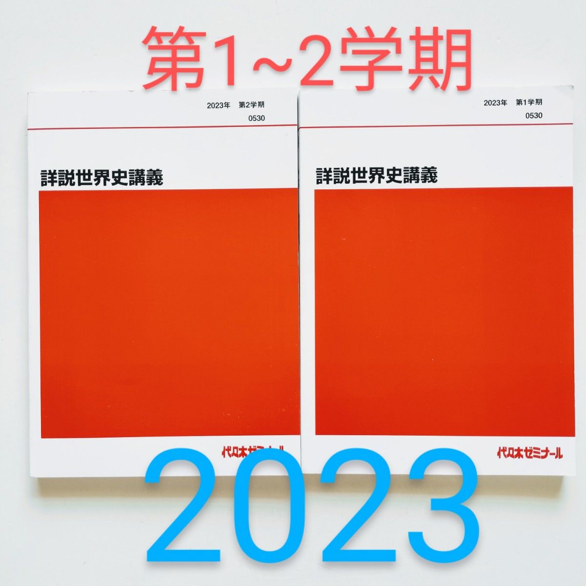 b15 代々木ゼミナール 代ゼミ 「詳説世界史講義」 テキスト通年セット