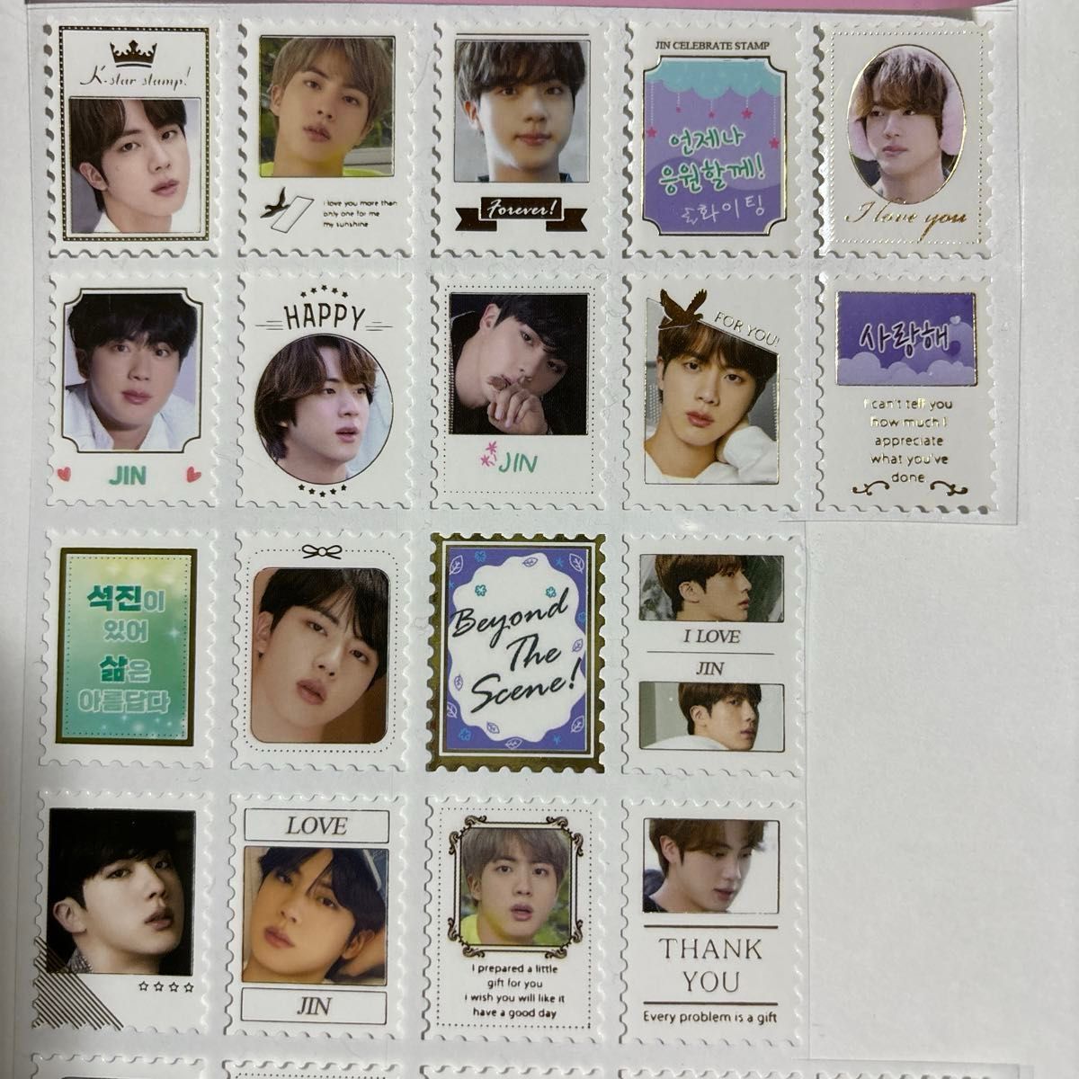 BTS ジン ステッカー シール セット｜Yahoo!フリマ（旧PayPayフリマ）